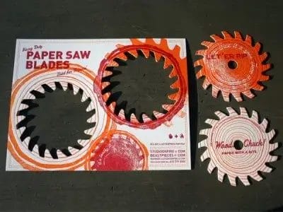 Paper Saw Blades