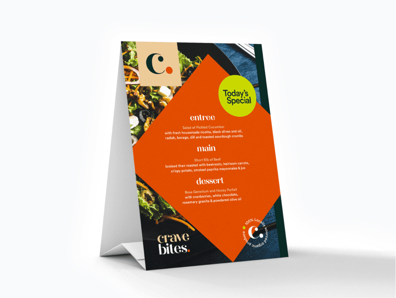 Classic Business Cards Menu