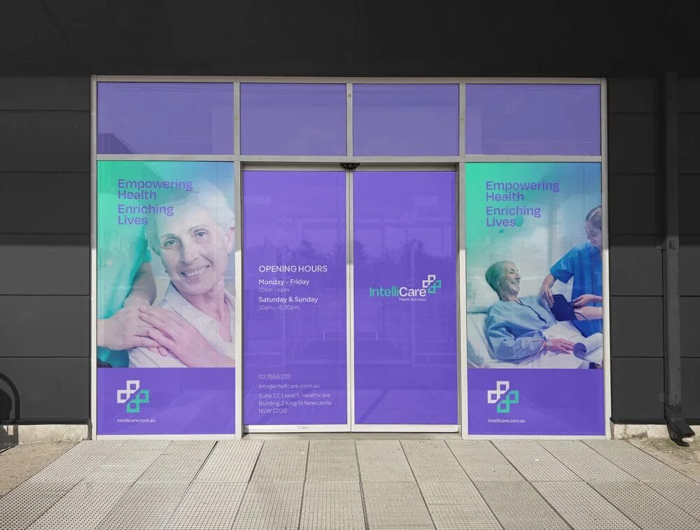 Intellicare Window & Door Decals