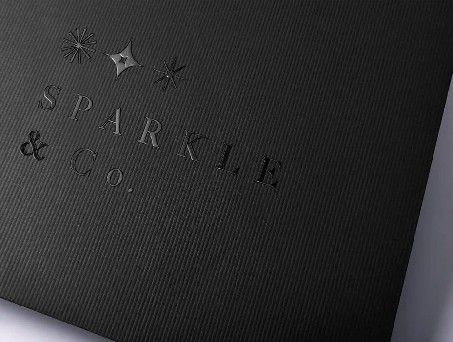 Sparkle spot varnish