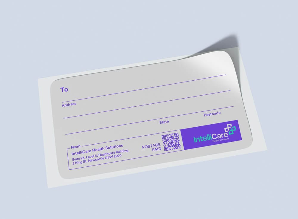 IntelliCare Healthcare Mailing Label