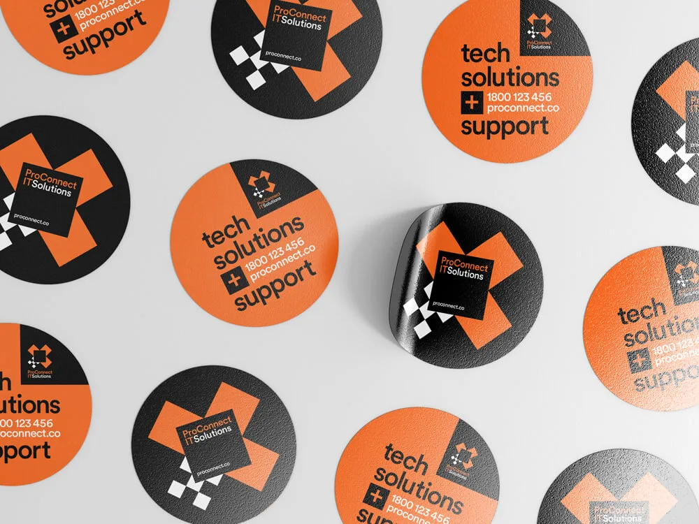 Pro Connect Solutions Sheet Stickers