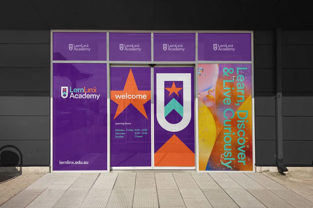 Lernlinx Academy Window Door Decal