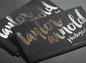 Business Card Finishes