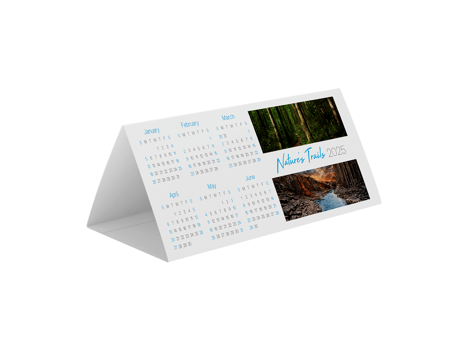 Australian Trails Tent Calendar